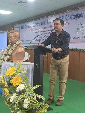 Dr. Rudrarup Gupta at Bidhan Chandra Krishi Viswa Vidyalaya, Kalyani