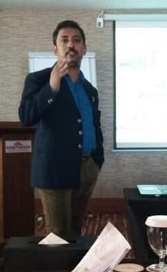 Dr. Rudrarup Gupta at the BABE International Conference in Abu Dhabi